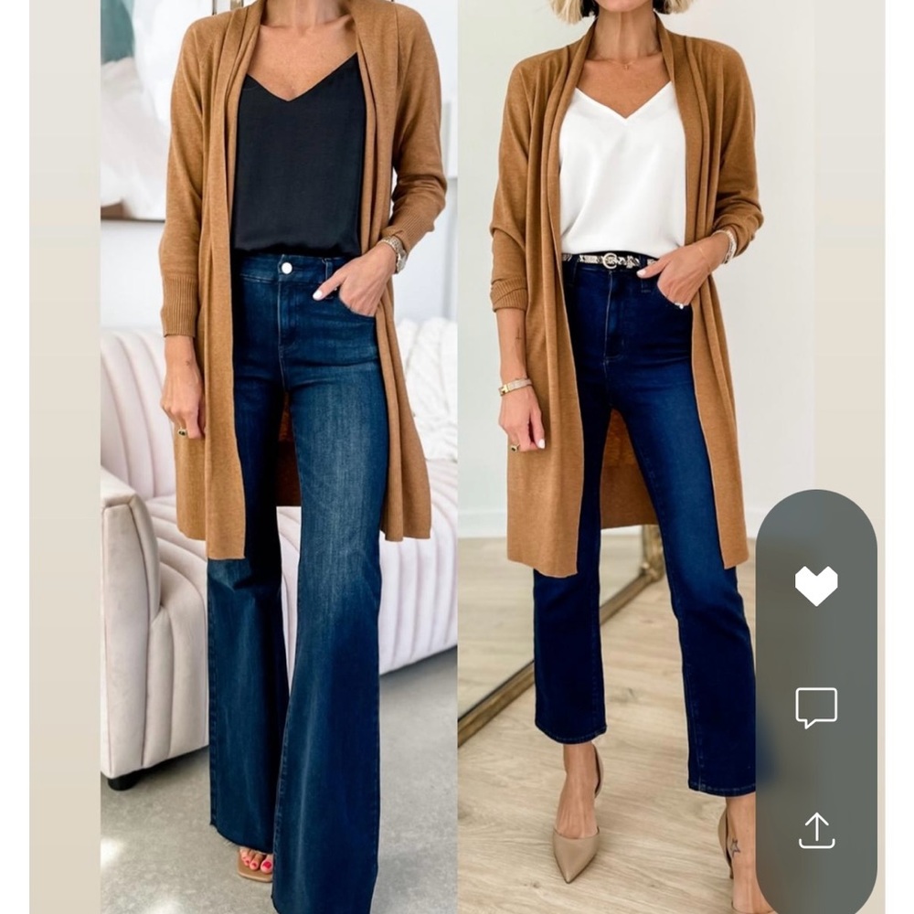 NWT Long Layering Duster Cardigan